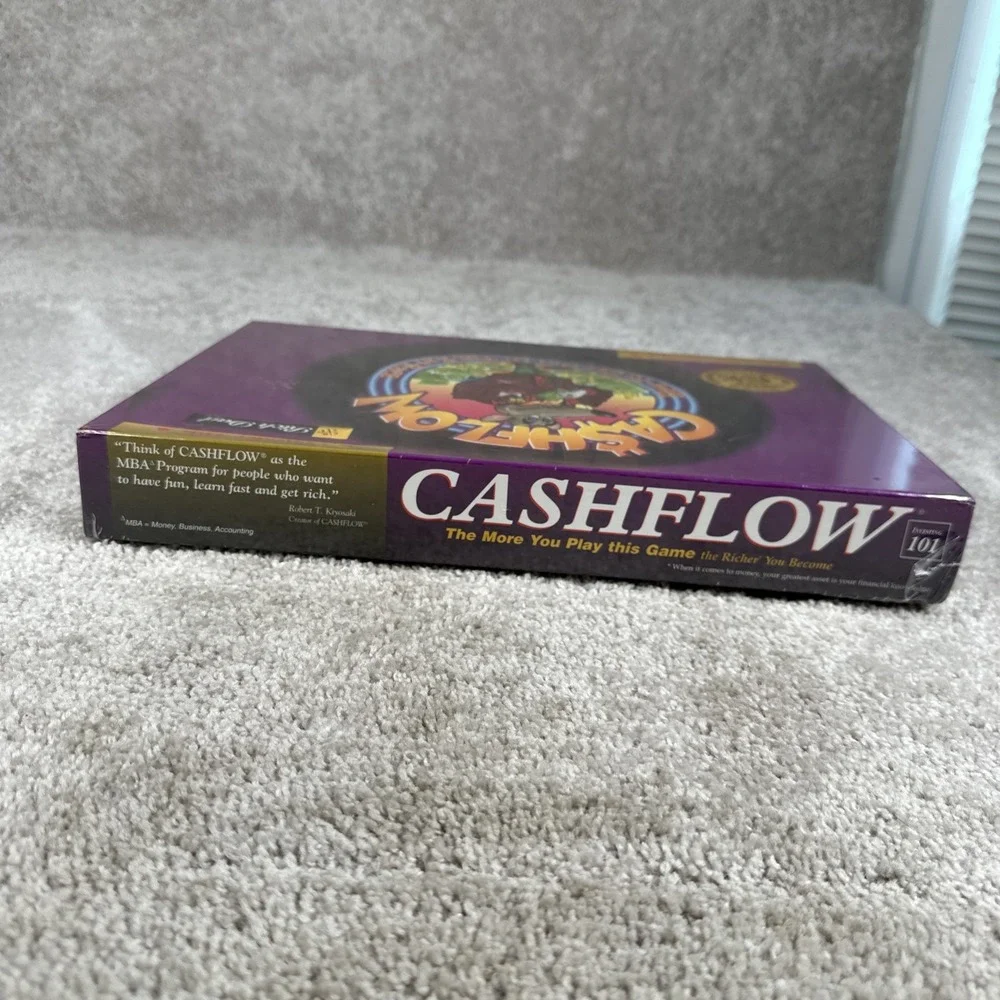 Cashflow Board Game How To Get Out Of The Rat Race Robert Kiyosaki Vintage 1996